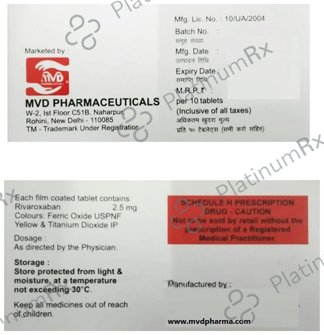 Aana 2.5mg Tablet 10s