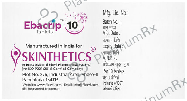 Ebacrip 10 Tablet