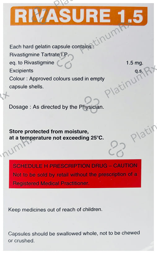 Rivasure 1.5mg Capsule 15s