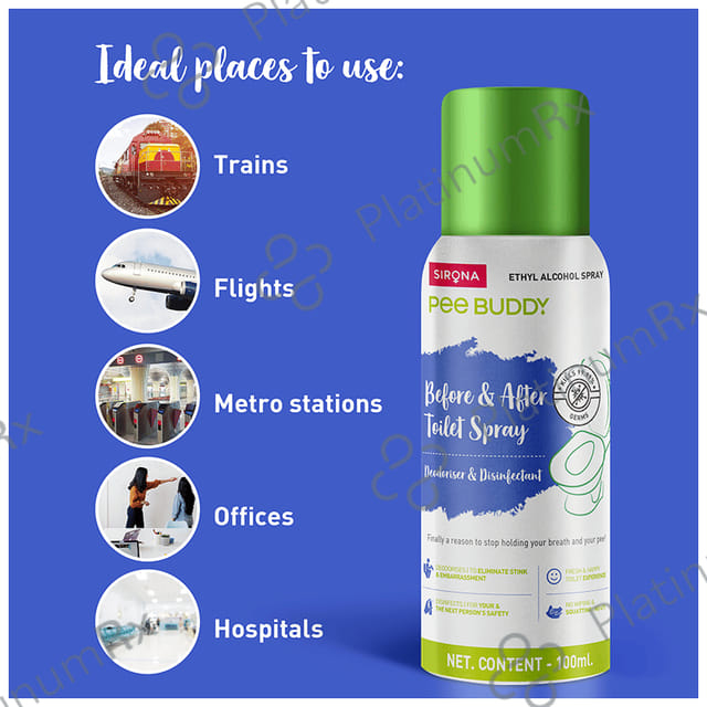 Sirona Toilet Seat Sanitizer Spray