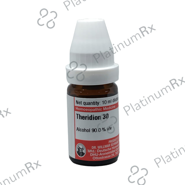 Dr Willmar Schwabe Germany Theridion Dilution 30