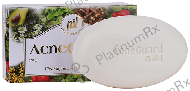 PIL Acneguard Gold Soap- Fight Against Acne & Pimples 3 Soap