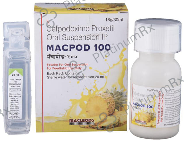 Macpod 100mg Powder For Oral Suspension 30ml