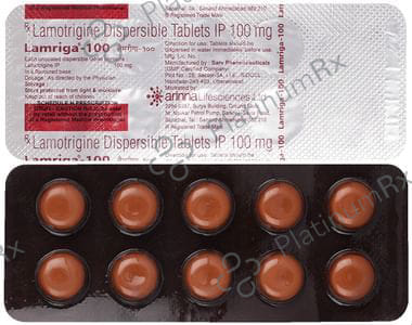 Lamriga 100mg Tablet DT