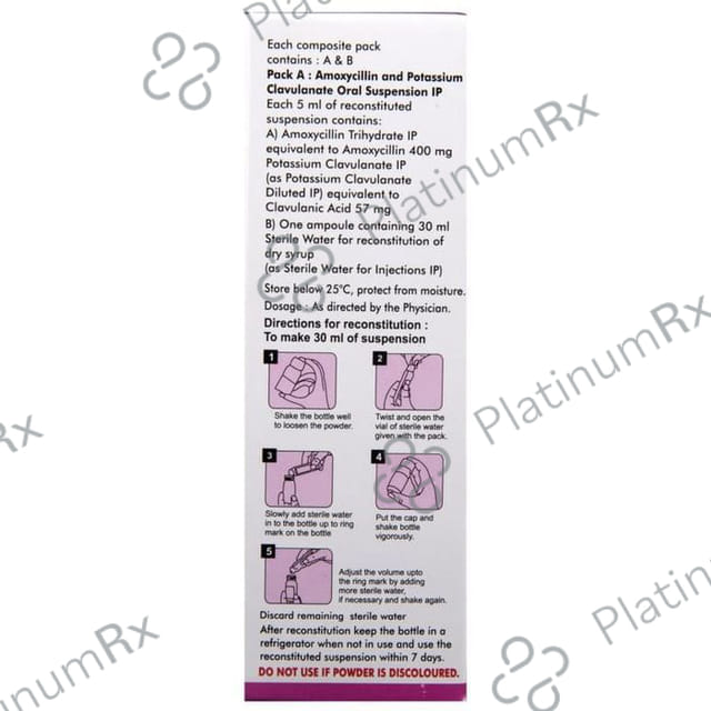 Bactoclav DS 457mg Dry Syrup 30ml