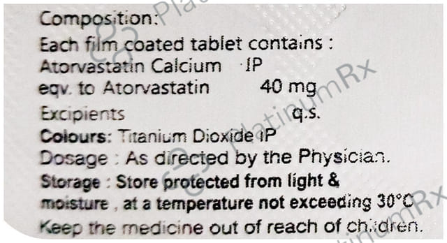 Lipisafe 40mg Tablet