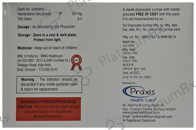 Enadec 50mg Injection 1s