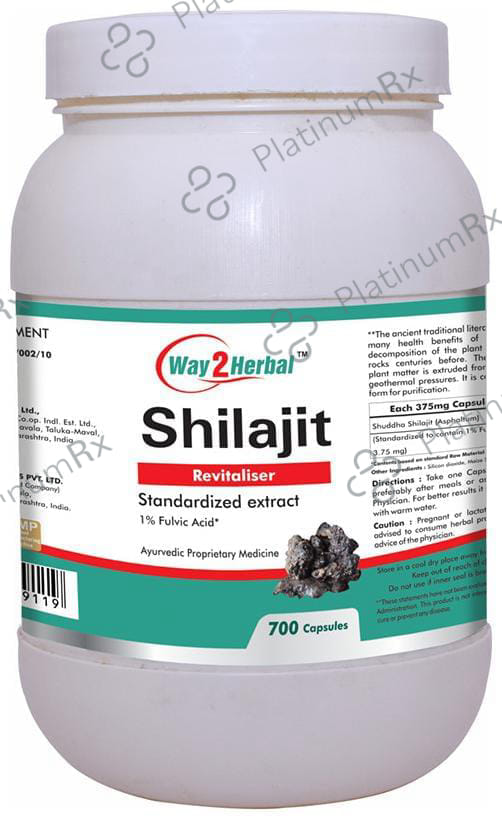 Way2Herbal Shilajit Capsule 700s