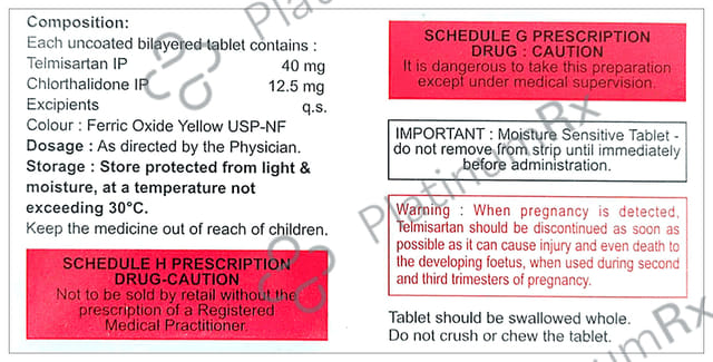 Telglenz-CH 40/12.5 Tablet