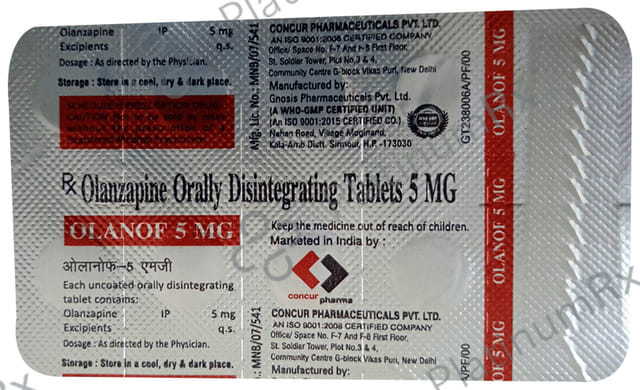 Olanof 5mg Tablet DT
