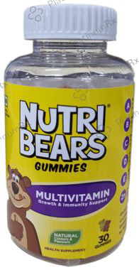NutriBears Multivitamin Growth & Immunity Support Gummies Natural