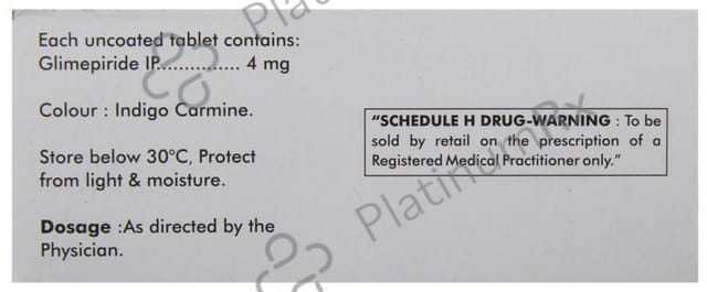 Diapride 4mg Tablet 10s