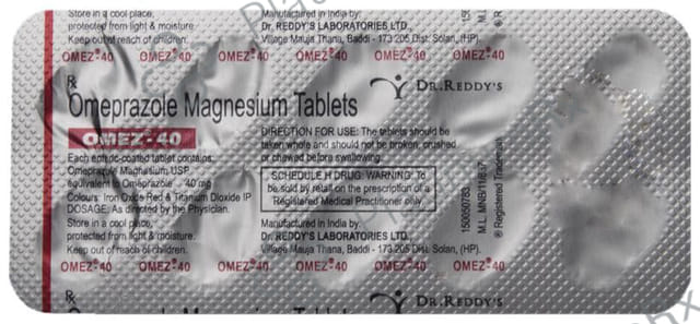Omez 40mg Tablet 10s
