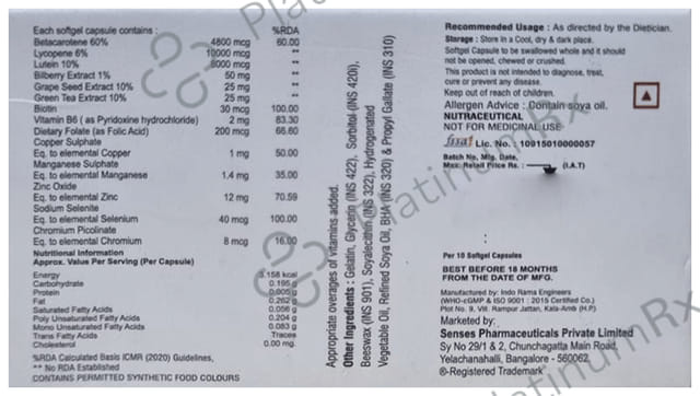 Macuvit Plus Capsule 10s