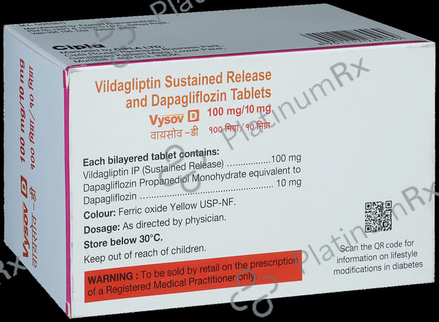 Vysov D 10/100mg Tablet SR 10s