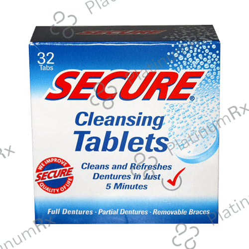 Secure Denture Cleansing Tablet 32 Tablet