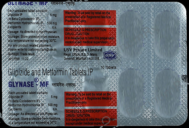 Glynase MF 5/500mg Tablet 10s