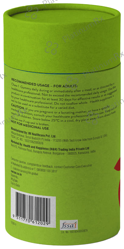 Swisse Me Apple Cider Vinegar Gummies Natural Apple
