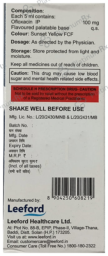 Oltef 100 Oral Suspension