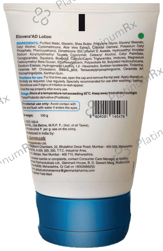 Elovera Ceramide & Probiotic Based AD Lotion 100gm
