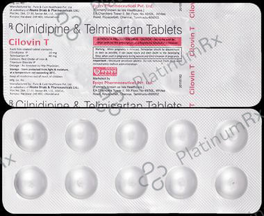 Cilovin T 10/40mg Tablet 10s