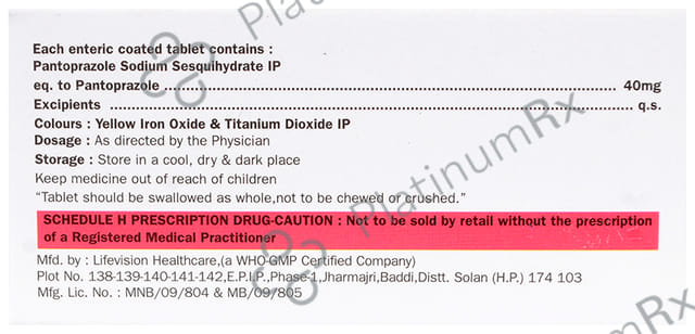 Pentpro 40mg Tablet 10s