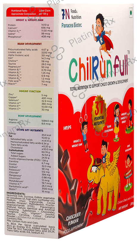 ChilRunfull 2+ Drink For Children’s Growth and Development Chocolate 200 gm