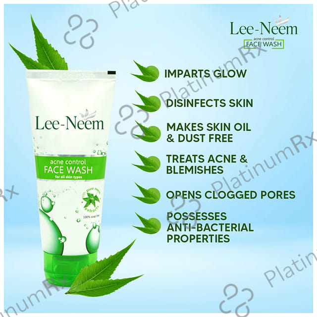Leeford Lee Neem Acne Control Face Wash 70gm