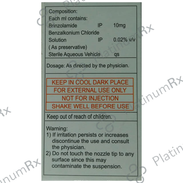 Brinzoma 1% Eye Drop 5ml