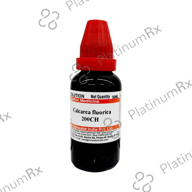 Dr Willmar Schwabe India Calcarea Fluorica Dilution 200 CH
