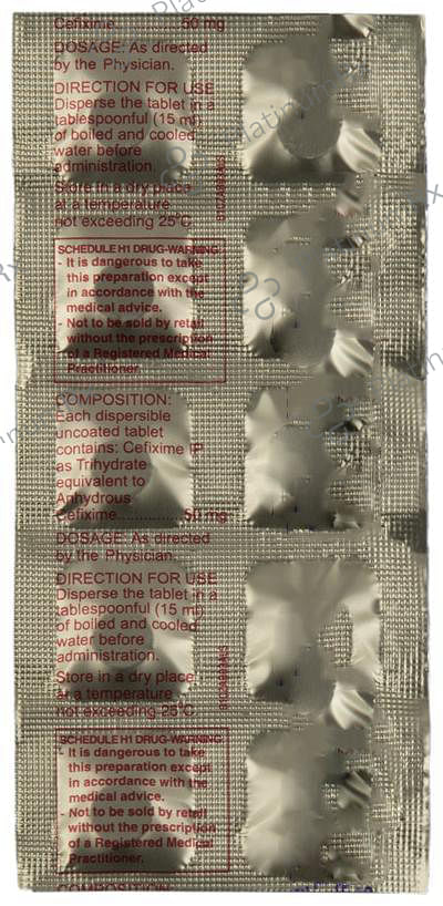 Zifi 50mg DT Tablet 10s