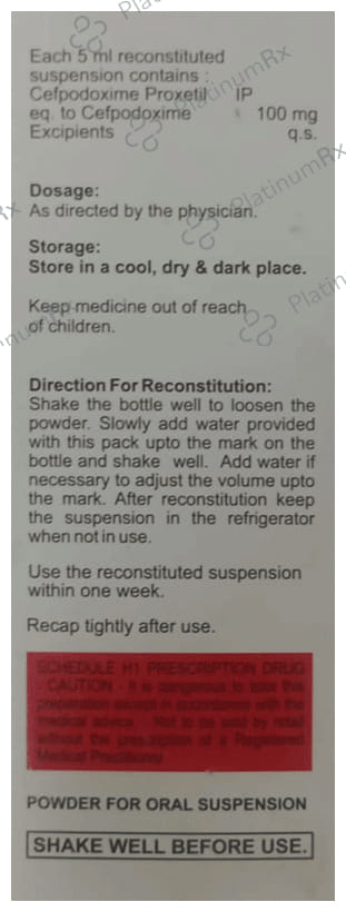 Cefposporin Dry Syrup