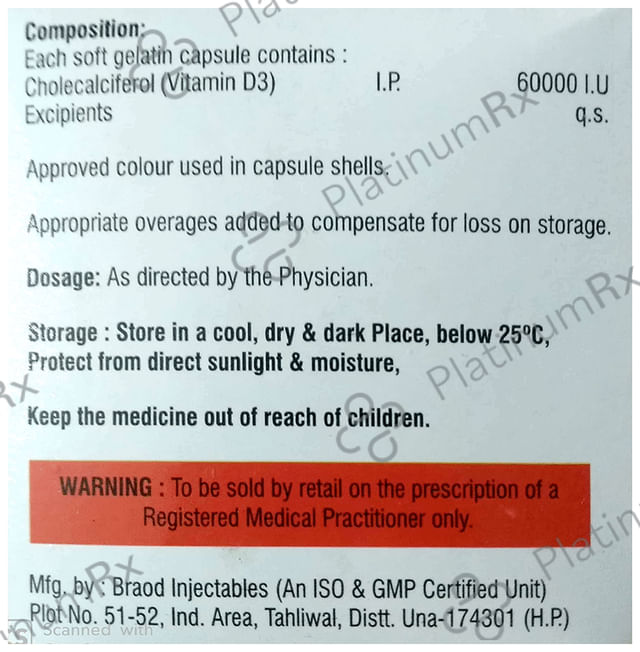 Semioral D3 Softgel Capsule