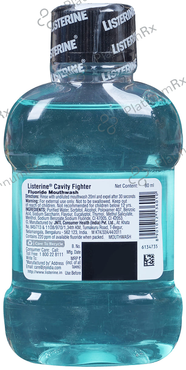 Listerine Cavity Fighter Mouth Wash 80ml