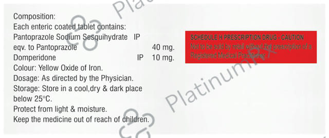 Pantovil D 10/40mg Tablet 10s