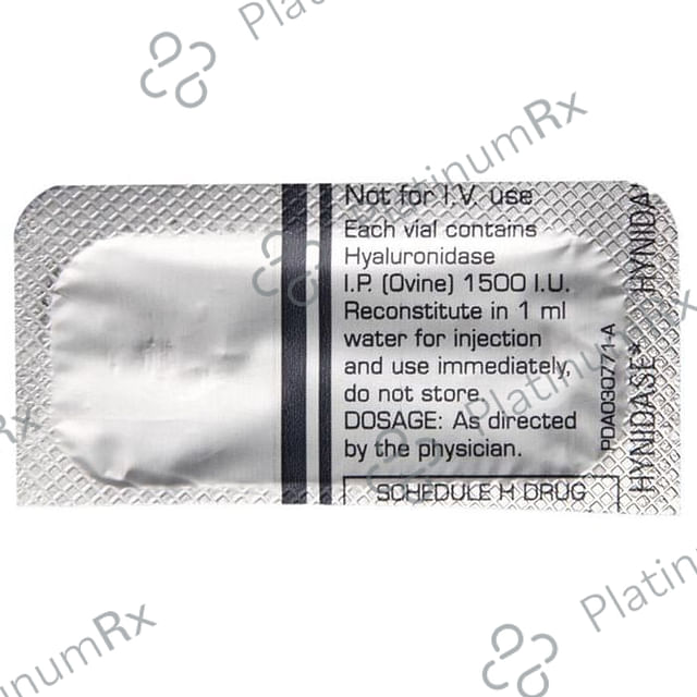 Hynidase 1500IU Injection 1s