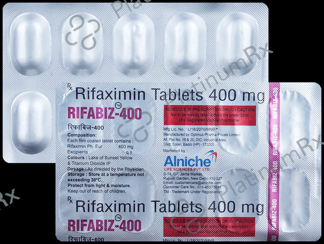 Rifabiz 400mg Tablet 10s