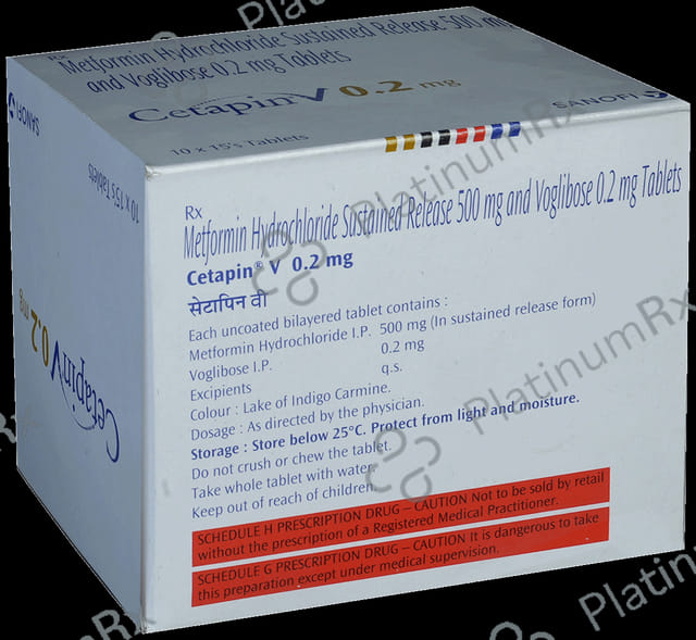 Cetapin V 500/0.2mg Tablet SR 15s