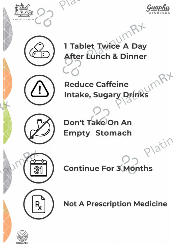 Guapha Ayurveda Kidney Wellness Tablet