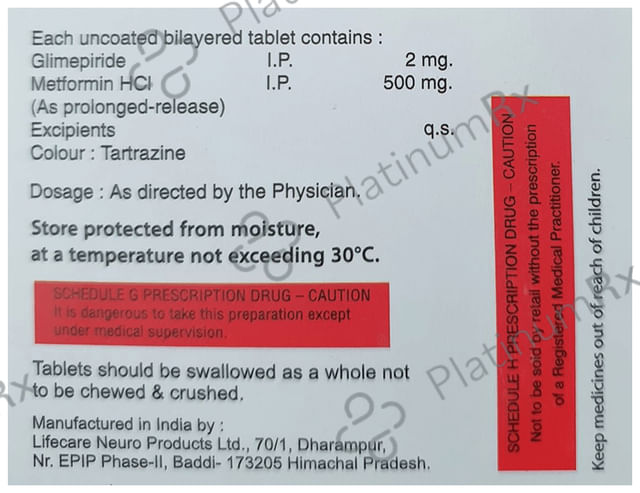 Ruglim M 2 Tablet PR