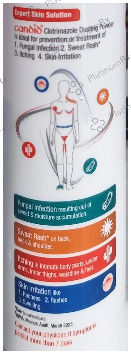 Candid 1% Dusting Powder 120gm