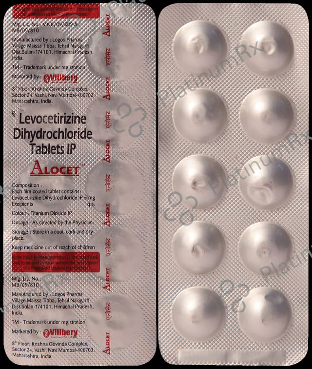 Alocet 5mg Tablet 10s