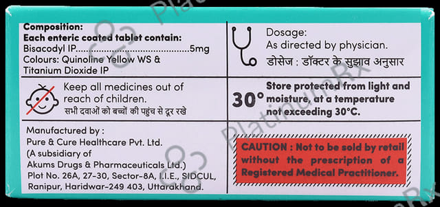 Dulcoaid 5mg Tablet 10s
