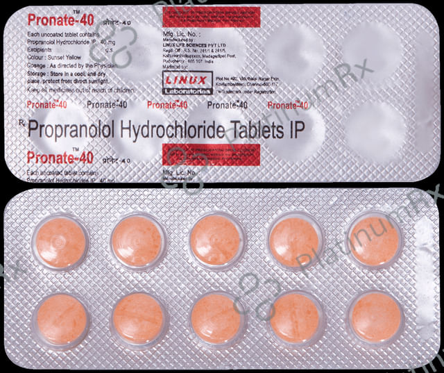 Pronate 40mg Tablet 10s