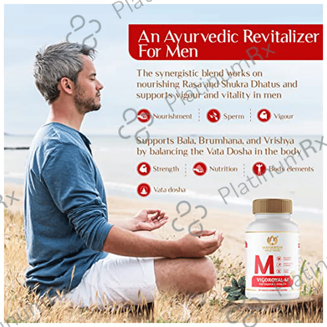 Maharishi Ayurveda Vigoroyal-M Tablet - For Vigour & Vitality 60 tablets