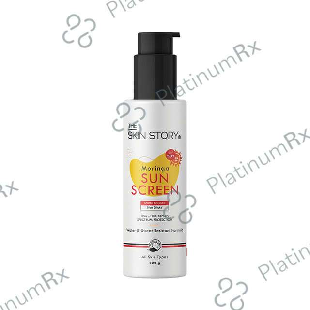 The Skin Story Sunscreen Moringa SPF 50+ Cream 100gm