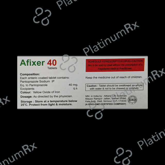 Afixer 40mg Tablet 10s