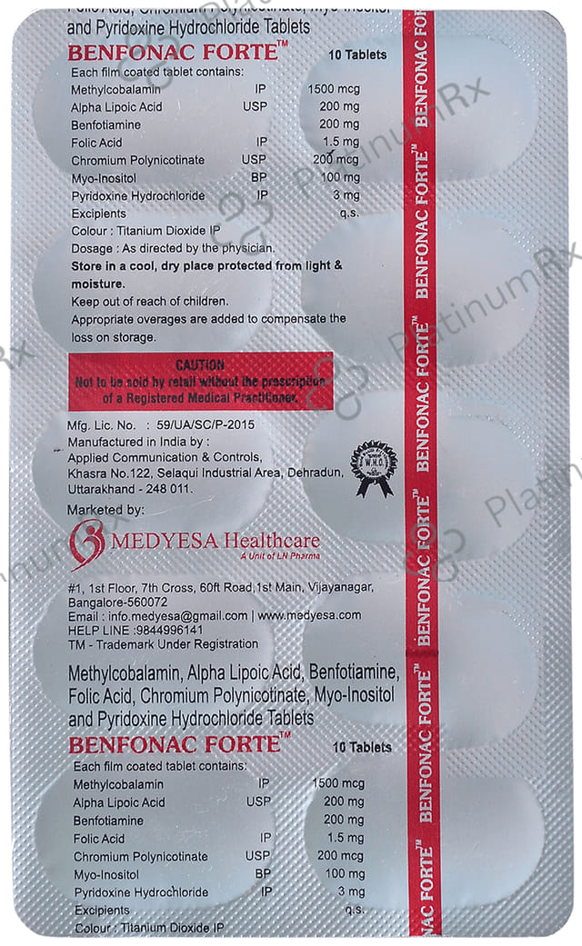 Benfonac Forte Tablet 10s