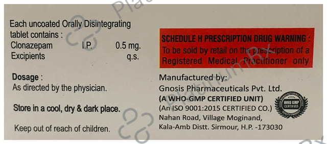 Klowin 0.5mg Tablet MD