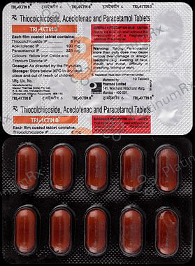 Triactin 8/100/325mg Tablet 10s